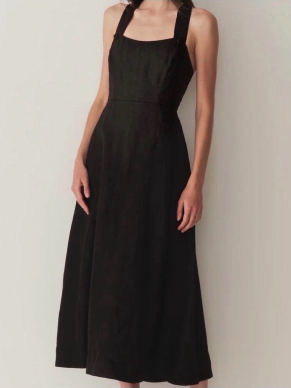 Doen Colbie Dress black linen